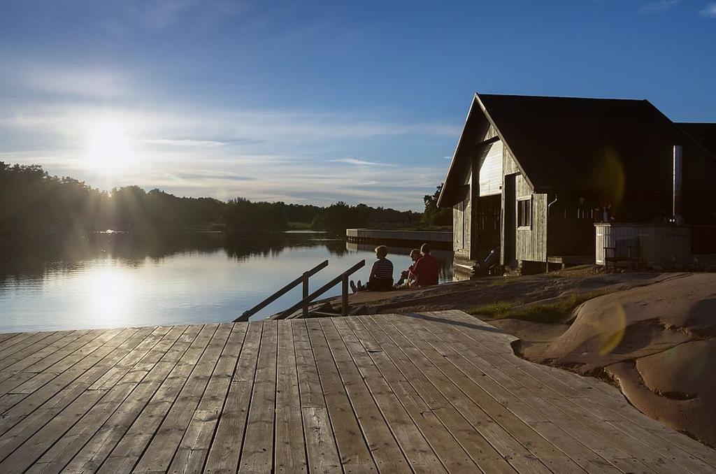 Strandby Villas Kaeringsund Eckero Camera foto